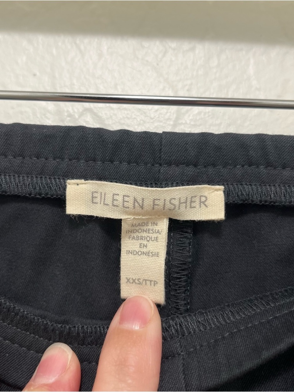 Eileen Fisher XXS Organic Cotton Slim Pant Side Zip Ankle Pant - Picture 5 of 9